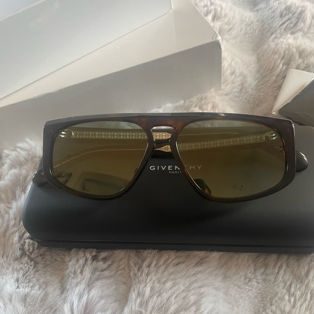 Givenchy GV SQUARED GV 7125/S Havana/Grey Shaded 55/14/145 Unisex Sunglasses - Picture 11 of 14